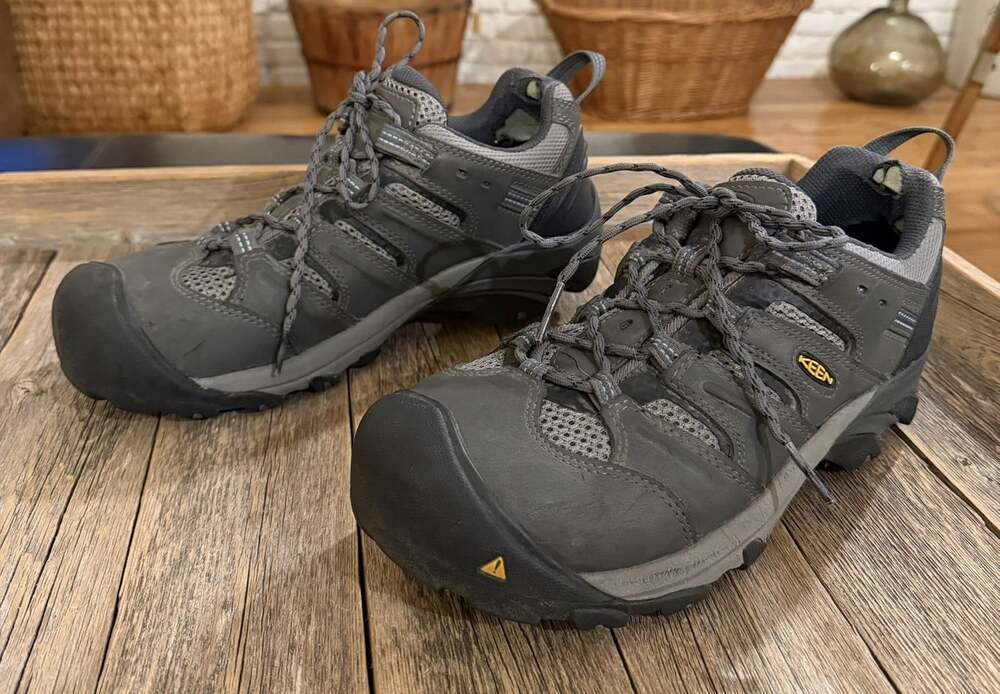 KEEN Utility Lansing Low Steel Toe Work Shoes Men’s 9.5 D Gray EH